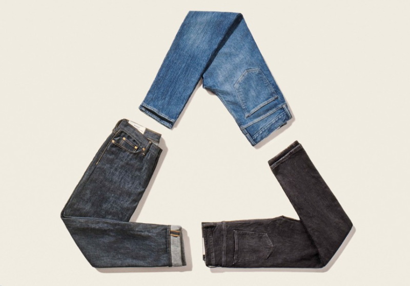 h&m two tone jeans